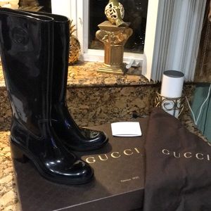 Authentic Gucci Rain boots size 39